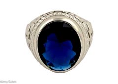 Mens Overseer Clergy Ring Style Subs386 (S - Royal Blue)