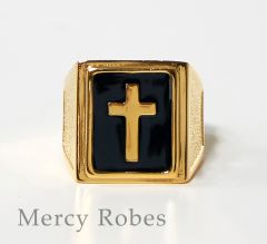MENS PASTORS CLERGY RING STYLE SUBS875 G B