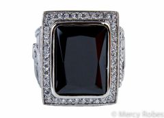 MENS CLERGY RING STYLE SUBS710 S-B