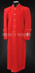 CLERGY ROBE STYLE BAE114 (RED/GOLD)