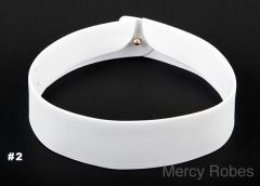 New Mercy Robes Soft Clergy Collar (1.25" Pontiff Collar)