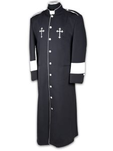 Clergy Robe Style Bnl158 (Navy/White)