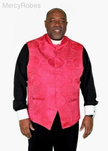 Liturgical Clergy Vest (Fuchsia)