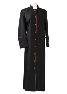 QUICK SHIP ROBE LR111(BLK/RED)