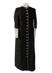 Womens Robe Style LR129 (Black/Silver-Black Lt)