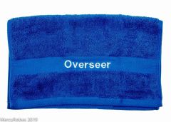 Preaching Hand Towel Overseer (Royal/White)