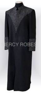 Mens Exclusive Robe Style Bna143 (Black/Silver)