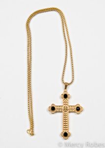 PECTORAL CROSS WITH CHAIN STYLE SBATS001 GB
