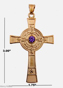 Pectoral Cross Subt35402 (G Purple)