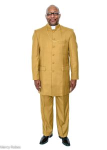 NEW ARRIVAL MEN'S PREACHING JACKET & PANTS STYLE MER2023 (GOLD)