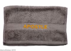 Preaching Hand Towel Apostle (Grey/Gold)