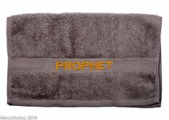 Preaching Hand Towel Prophet (Grey/Gold)