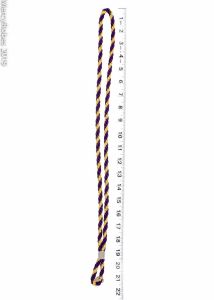 Premium Two Tone Clergy Cord (Purple/Gold)