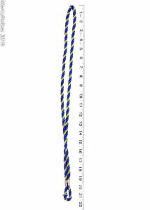 Premium Two Tone Clergy Cord (Royal Blue/Gold)