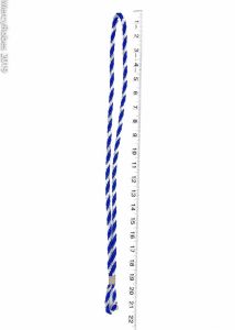 PREMIUM TWO TONE CLERGY CORD (ROYAL BLUE/SILVER)