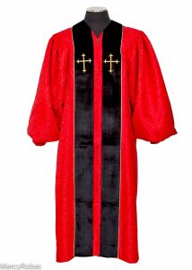 Mens Pulpit Robe Style 032022 (Red 2Nd Lt)