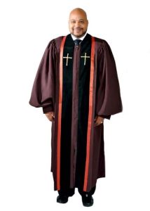 PULPIT ROBE STYLE 06 (BROWN)