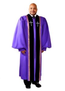 Pulpit Robe Style Bishop 08 (Roman Purple)