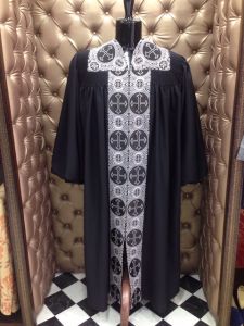 Pulpit Robe Style Ppr 201 (Black/Black Silver Lt)