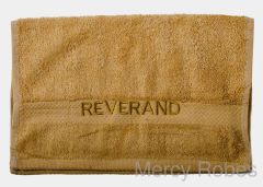 Preaching Hand Towel Reverand (Gold/Gold)
