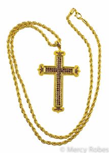 PECTORAL CROSS WITH CHAIN STYLE  SUBS940 G P 