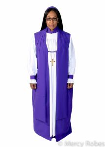 Womens Bishop Vestment (A) Roman Purple