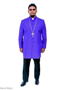 Sale Clergy Short Robe Style Jacket Csr001 (Roman Purple)