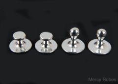 CLERGY COLLAR POLISHED STUDS SET PART # SUBS304 S (STAINLESS STEEL)