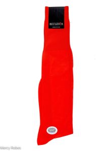 Bishop Socks (Over The Calf) Red