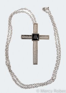 Womens Pastors Pectoral Cross With Chain Subs788 (S B)