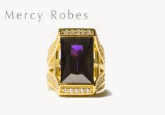 CLERGY BISHOP RING STYLE SUBS684 (G PURPLE)
