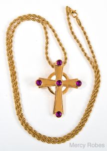 Pectoral Cross With Chain Style Subs779 G-P