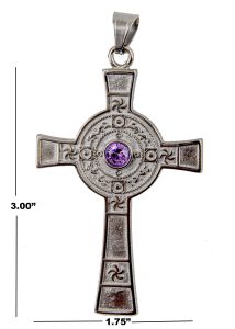 Pectoral Cross Subt35402 (S Purple)