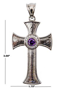 Pectoral Cross Subt35903 (S Purple)