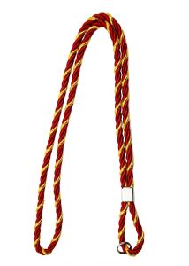 Two Tone Clergy Cord (Red/Metallic Gold) 01