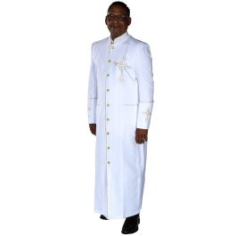 Clergy Robe Style Bal142 (White/Gold)