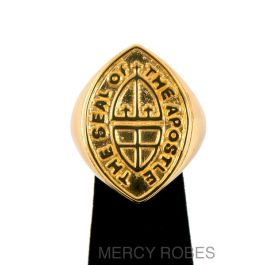 Mens Clergy Apostle Ring - Seal Of The Apostle (G) for Spiritual Elegance