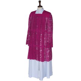 purple sur dress Sur La Vague Women's Blouse Mini Dress