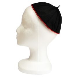 zucchetto_-_black-red_piping-