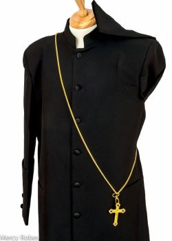 Bishop Pectoral Cross & Chain Style Subt133 Gp