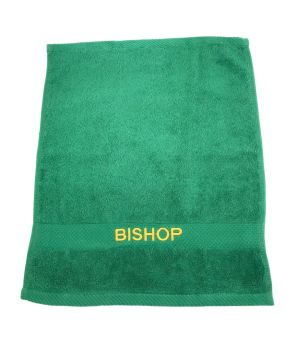 Preaching Hand Towel Bishop (Green/Gold)