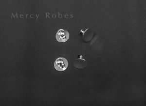 CLERGY COLLAR STUD SETS (SILVER)