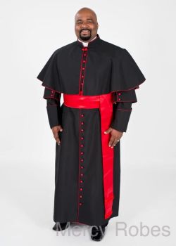 Mercy Robes Clergy Robes with Band Cincture - Mens Clergy Collection